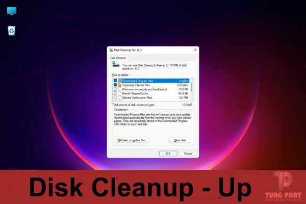 Disk Clean-up có tính năng như cũ trên Win 11