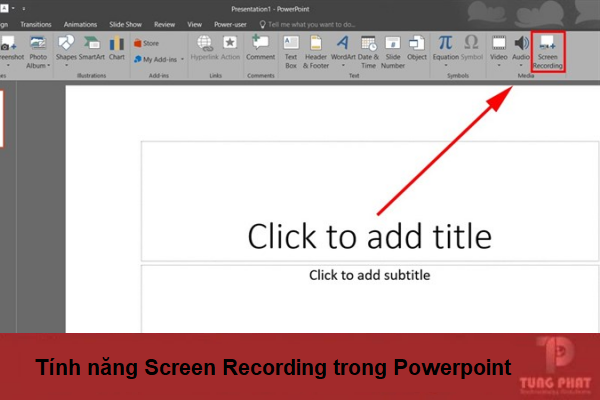 Quay màn hình máy tính bằng tính năng Screen Recording trong PowerPoint