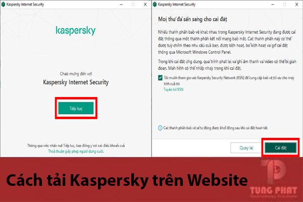Cách tải Kaspersky trên website chính thức