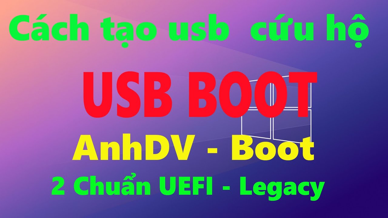Cách tạo USB boot đơn giản và nhanh chóng